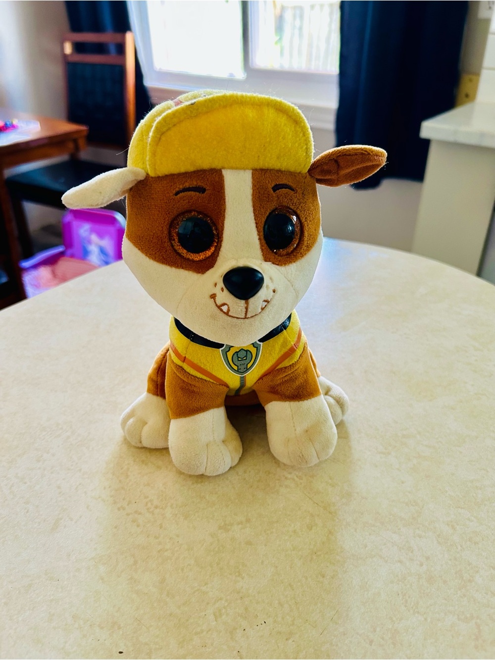 (3/$10) Paw Patrol Rubble Plush Dog in Yellow and Brown